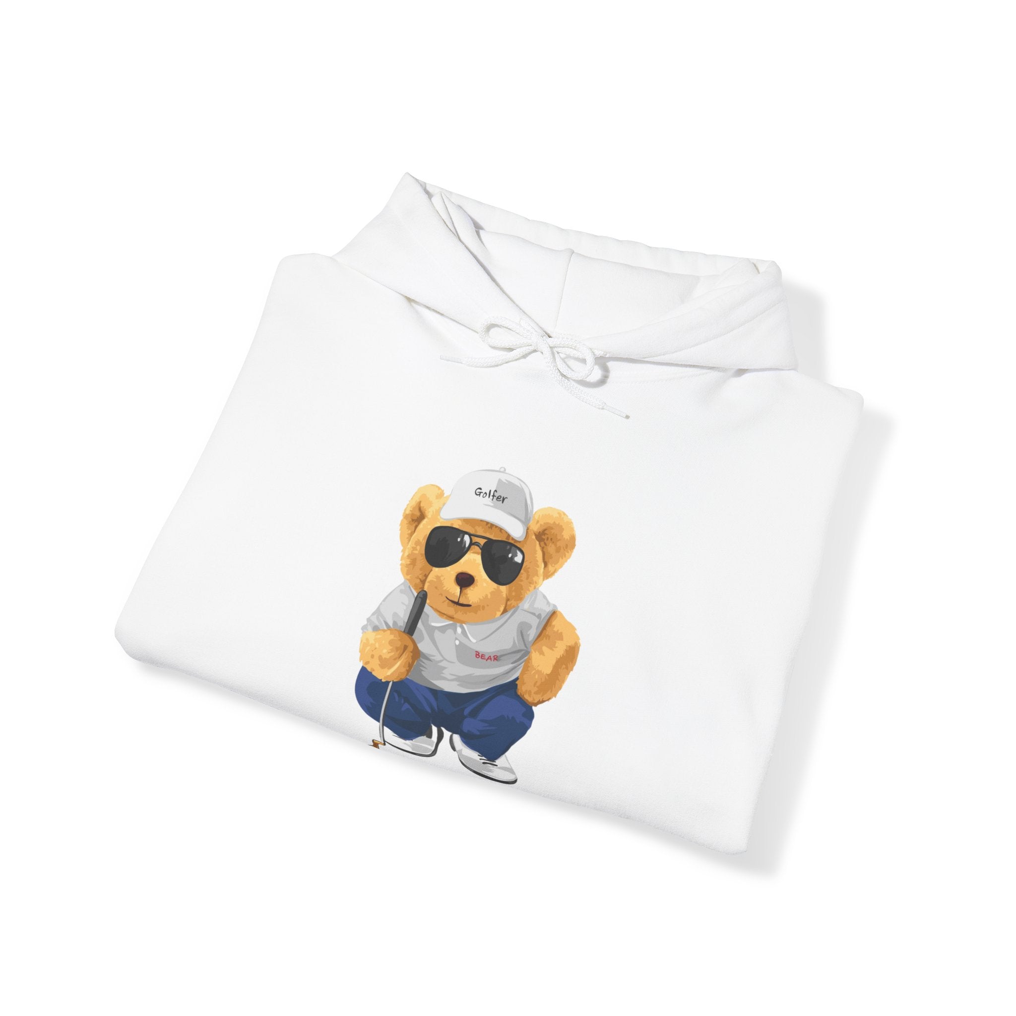 Eco-Friendly Golf Bear Hoodie