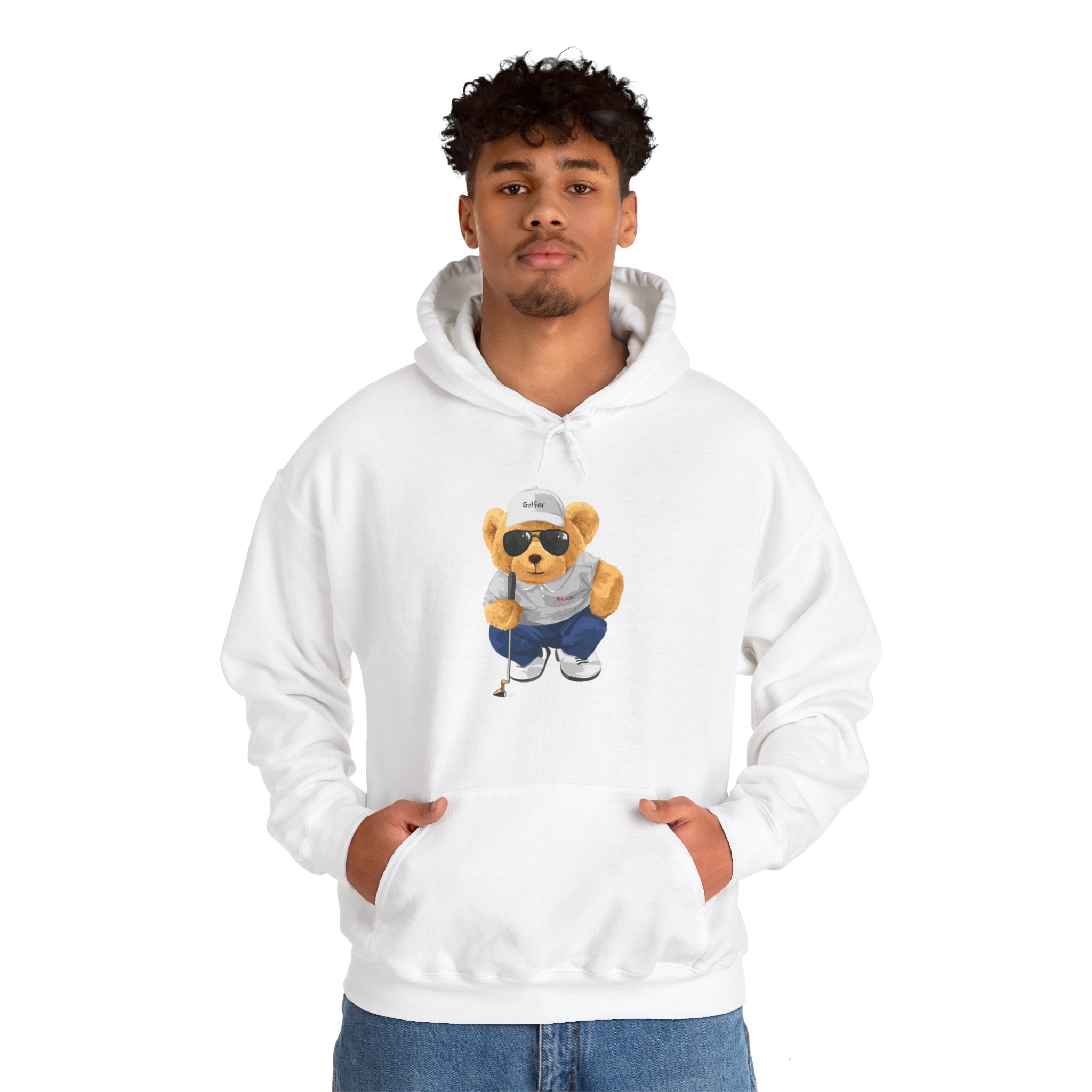 Eco-Friendly Golf Bear Hoodie