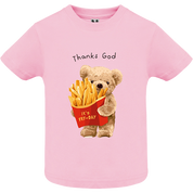 Eco-Friendly French Fries Bear Baby T-shirt