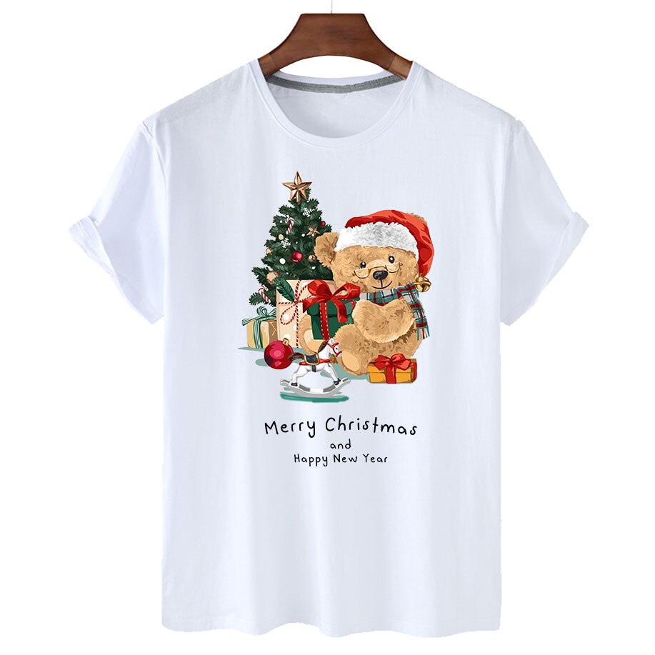 Eco Friendly Christmas Bear T shirt