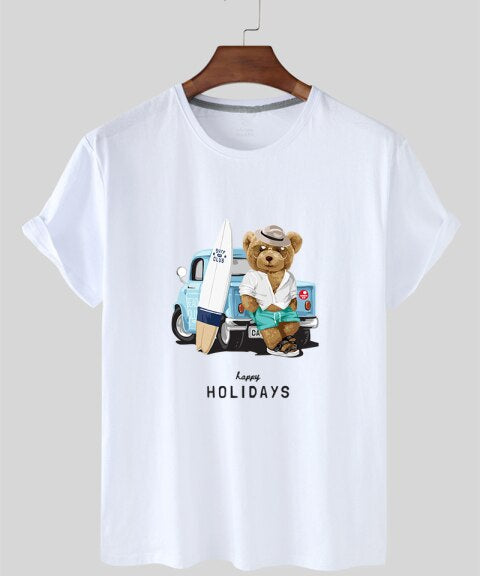 Eco-Friendly Beach Bear T-shirt