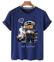 Eco-Friendly Police Officer Bear T-shirt