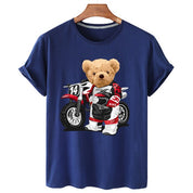 Eco-Friendly Bike Racer Bear T-shirt