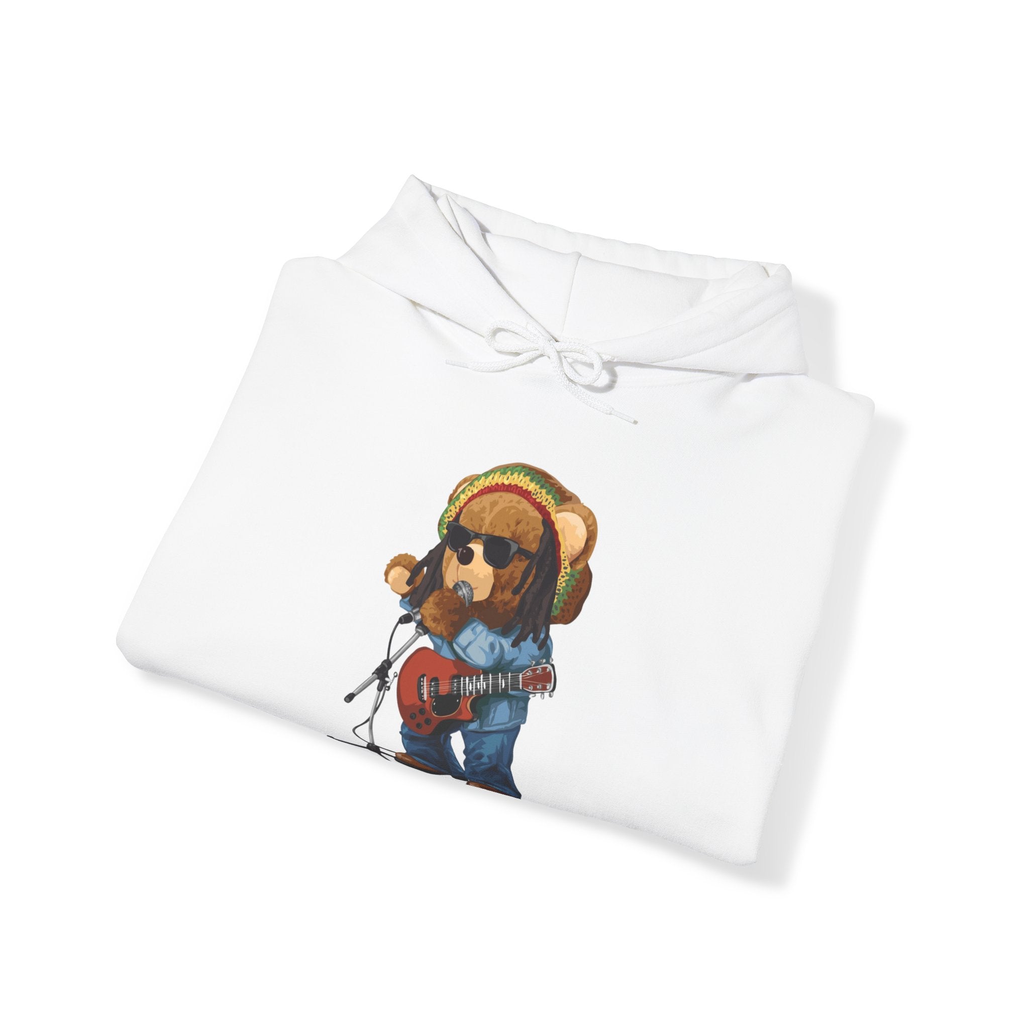 Eco-Friendly Bob Marley Bear Hoodie