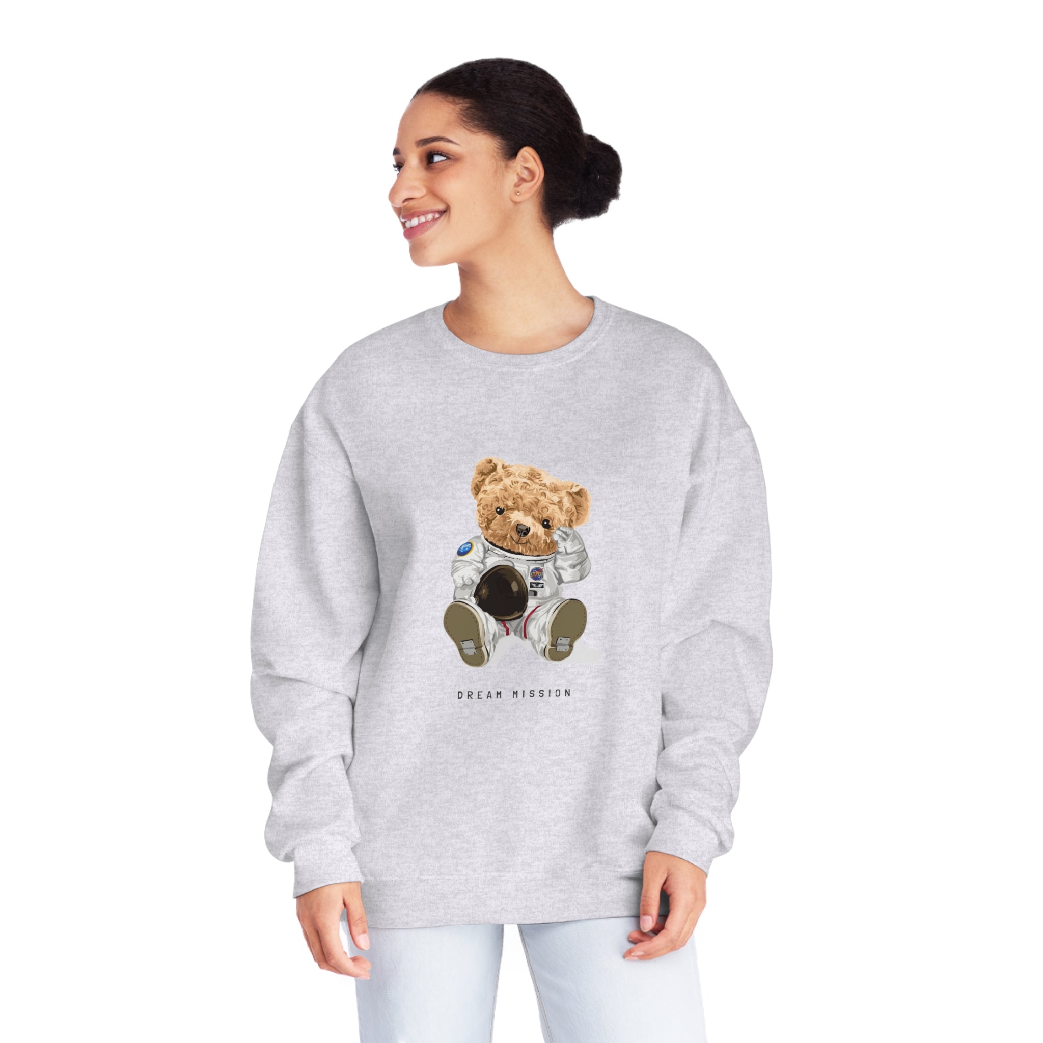 Eco-Friendly Astronaut Bear Pullover