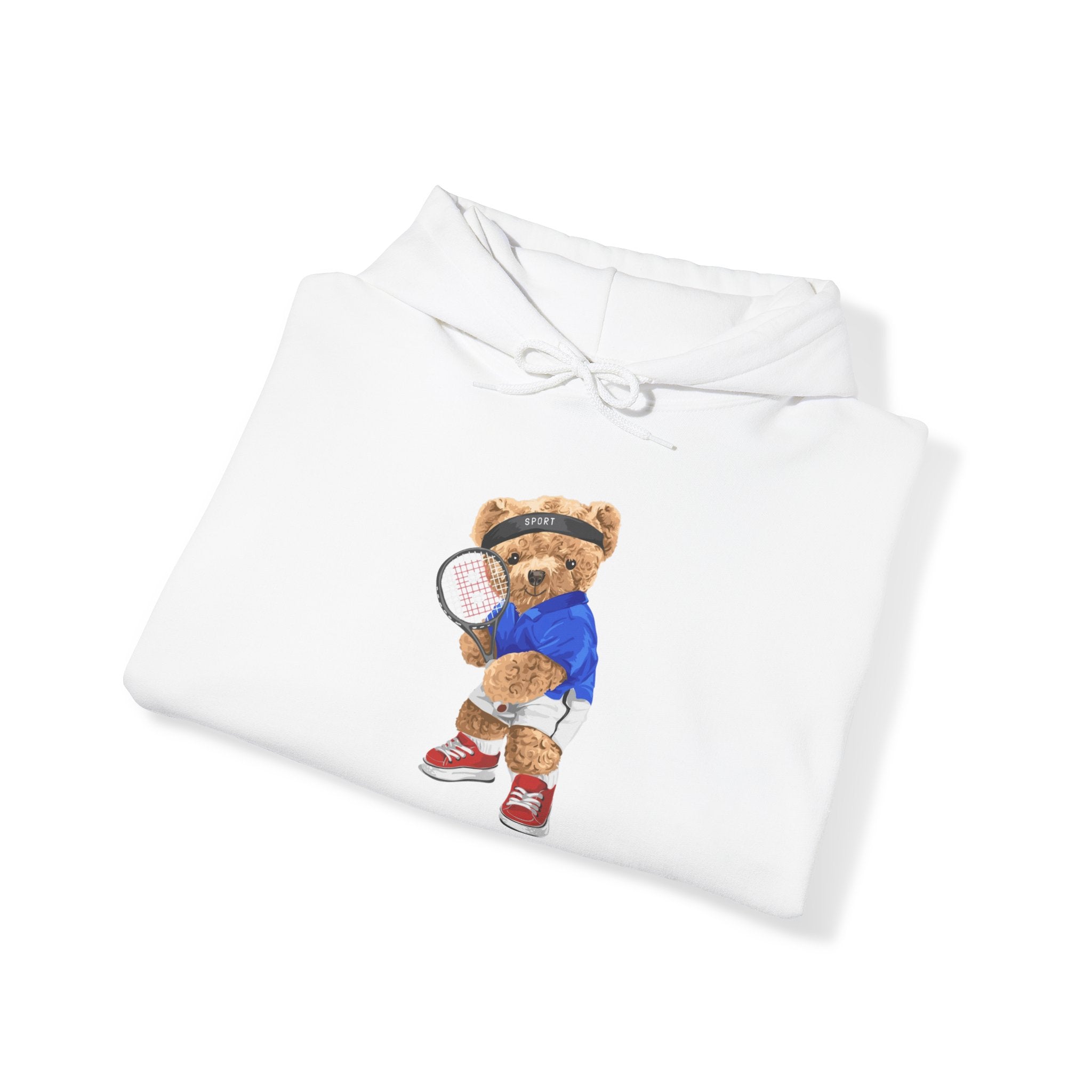 Eco-Friendly Tennis Bear Hoodie