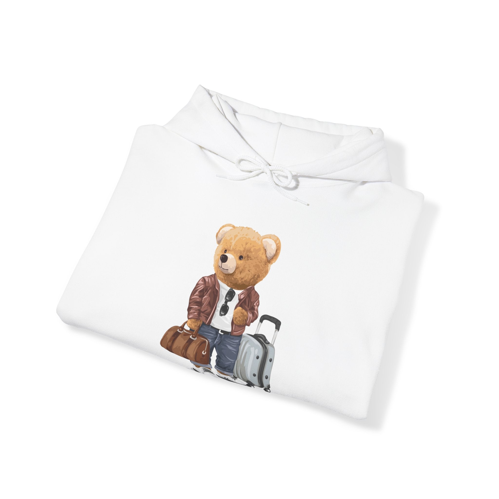 Eco-Friendly Airport Bear Hoodie