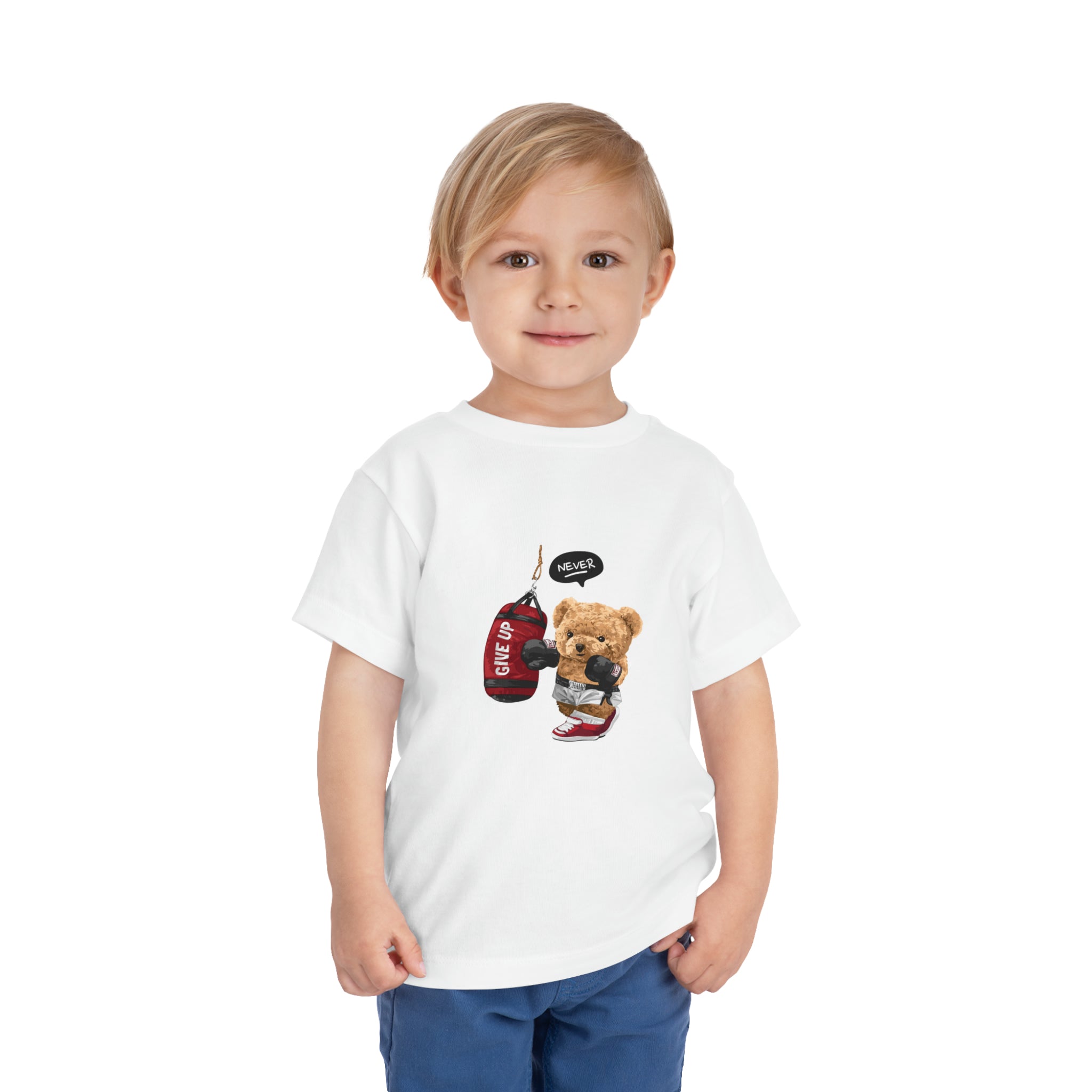 Eco-Friendly Boxing Bear Kids T-shirt