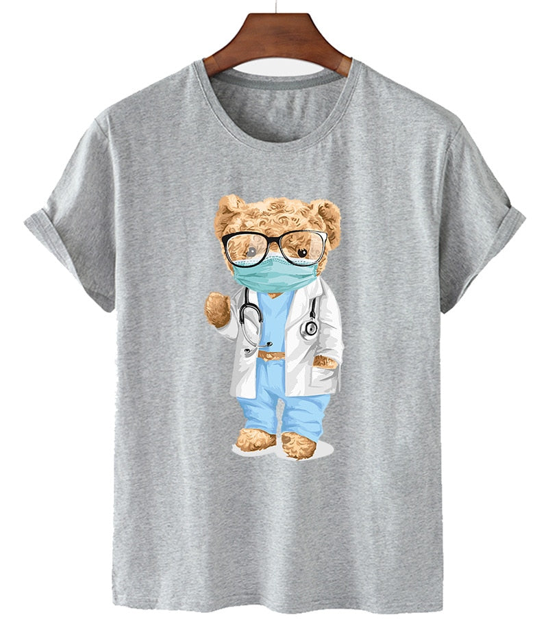 Eco-Friendly Doctor Bear T-shirt