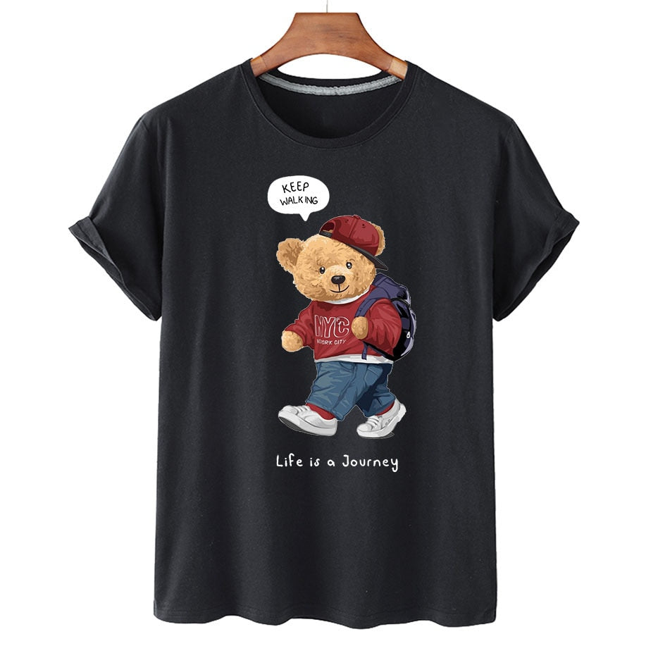 Eco-Friendly Journey Bear T-shirt