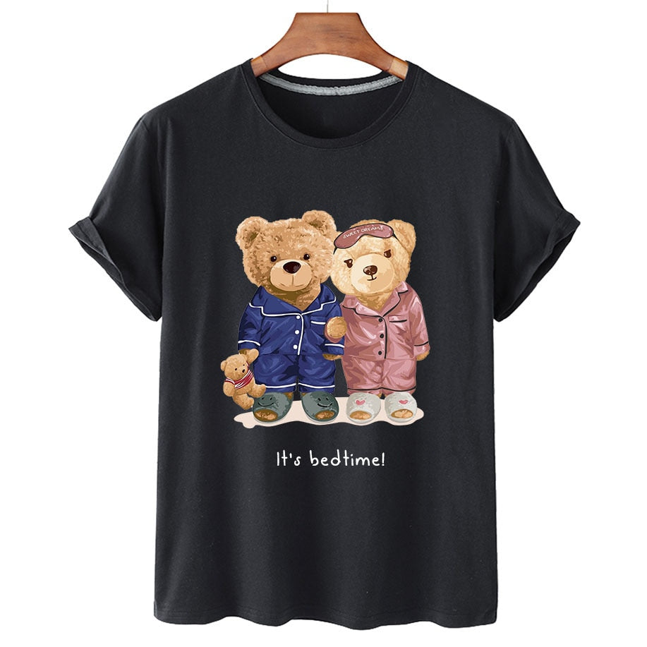 Eco-Friendly Bedtime Bear T-shirt