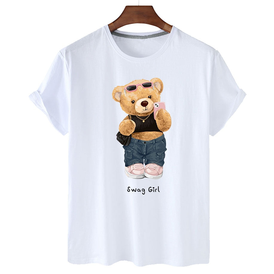 Eco-Friendly Swag Girl Bear T-shirt