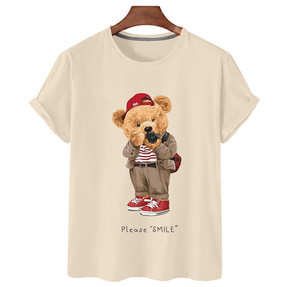 Eco-Friendly Camera Bear T-shirt