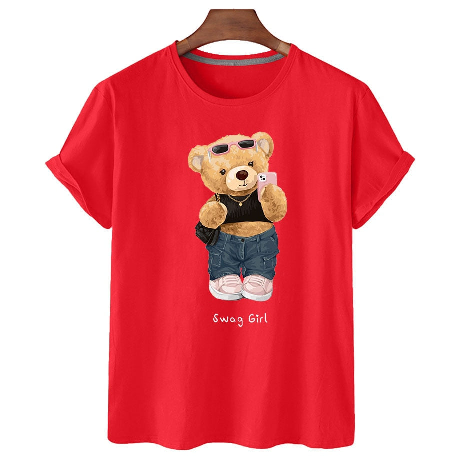 Eco-Friendly Swag Girl Bear T-shirt