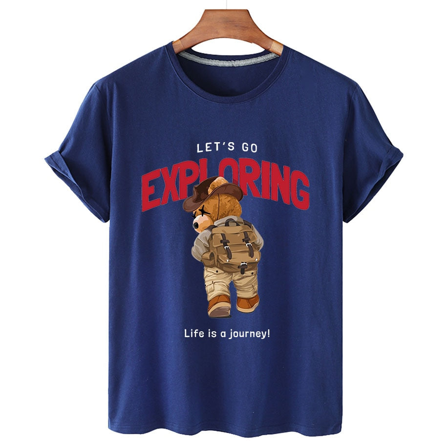 Eco-Friendly Explorer Bear T-shirt