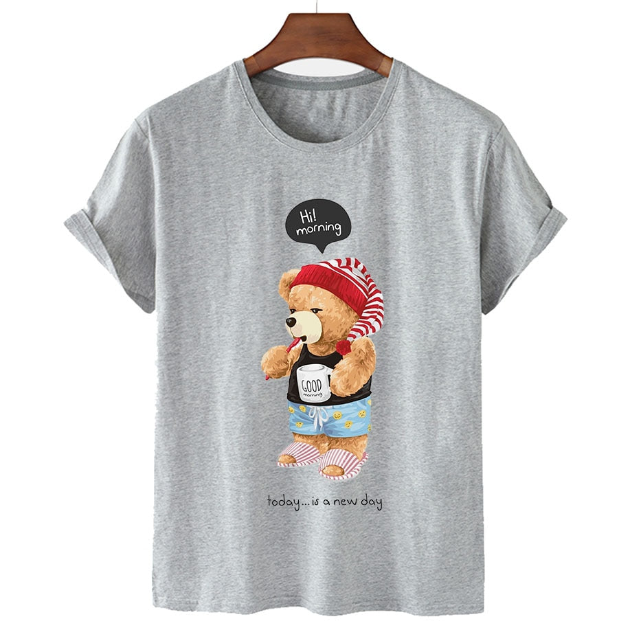 Eco-Friendly The Morning Bear T-shirt