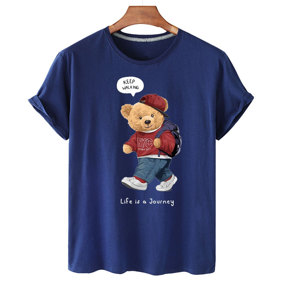 Eco-Friendly Journey Bear T-shirt