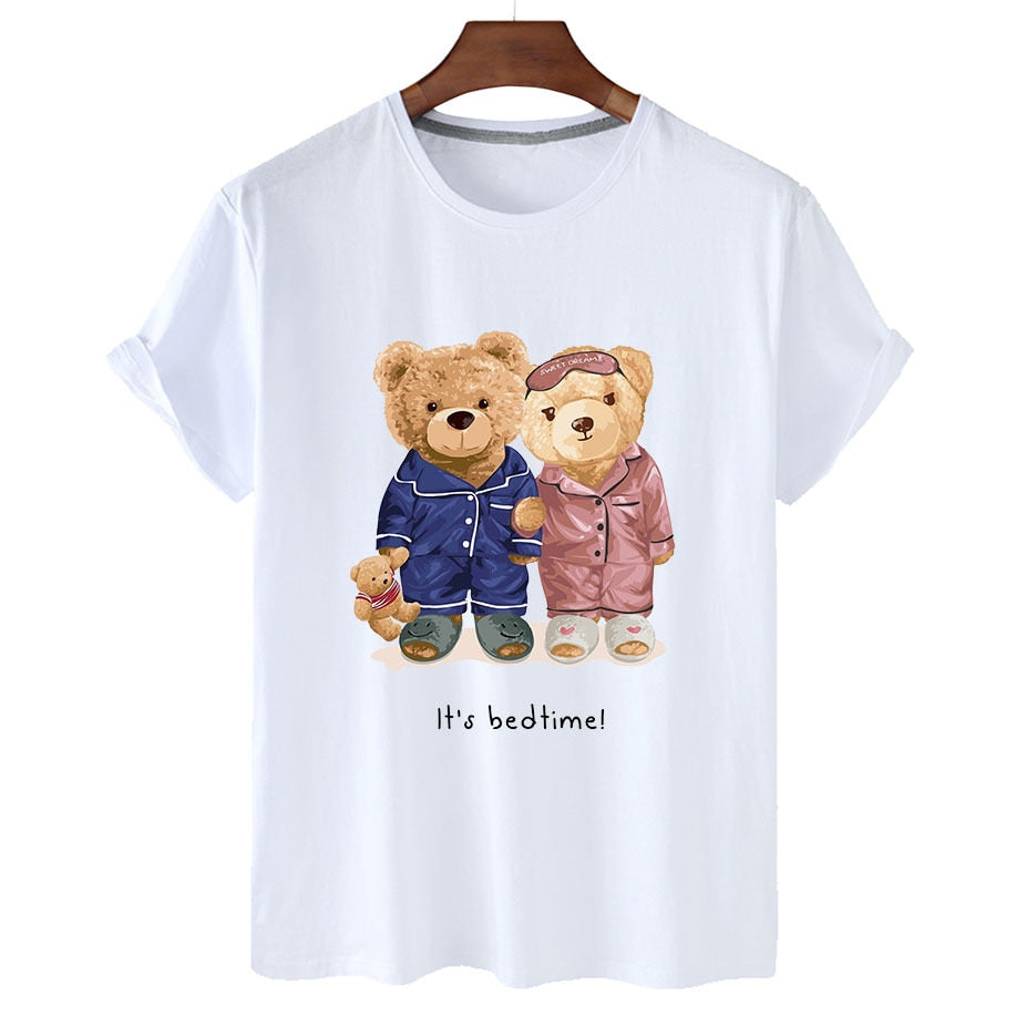 Eco-Friendly Bedtime Bear T-shirt