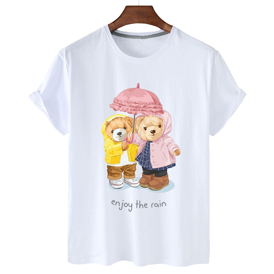 Eco-Friendly Rain Bear T-shirt