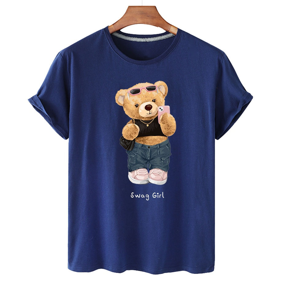 Eco-Friendly Swag Girl Bear T-shirt