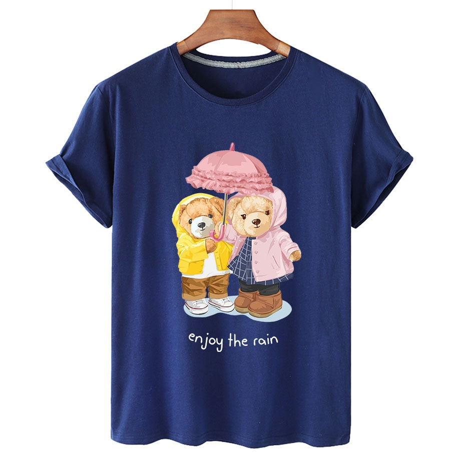 Eco-Friendly Rain Bear T-shirt
