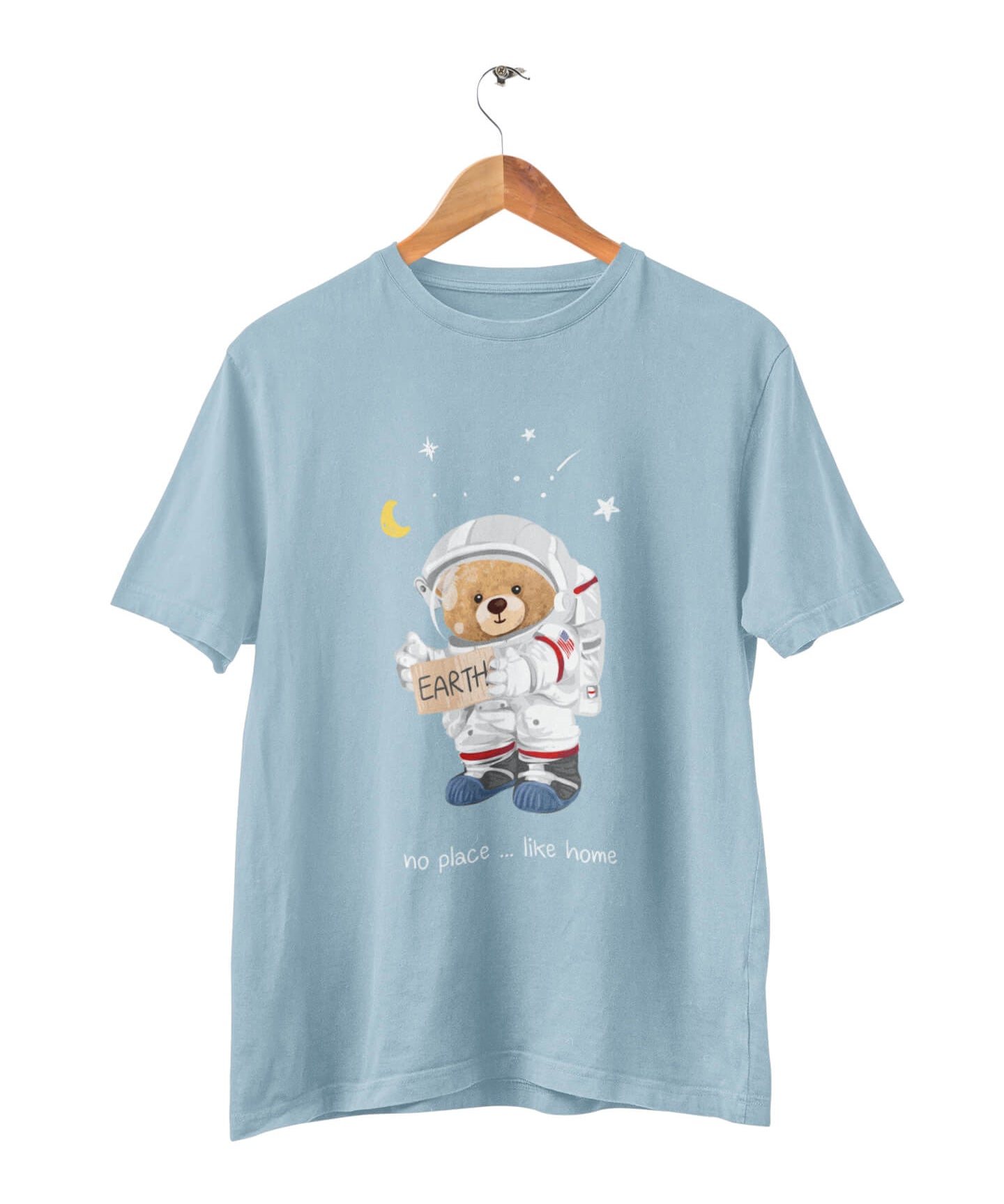 Organic Astronaut Bear T-shirt