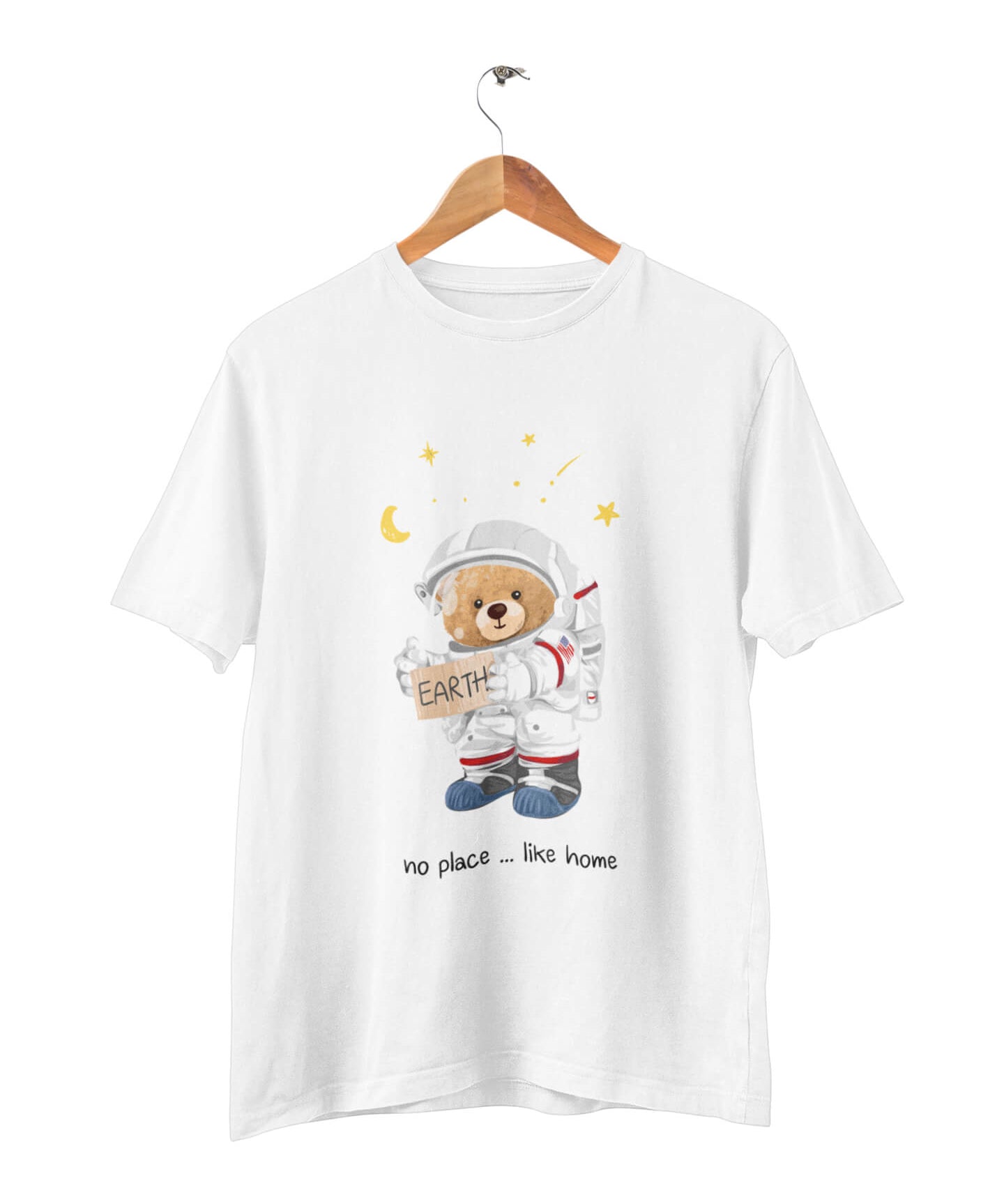 Organic Astronaut Bear T-shirt