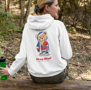 Organic Backprint Boxing Bear Hoodie