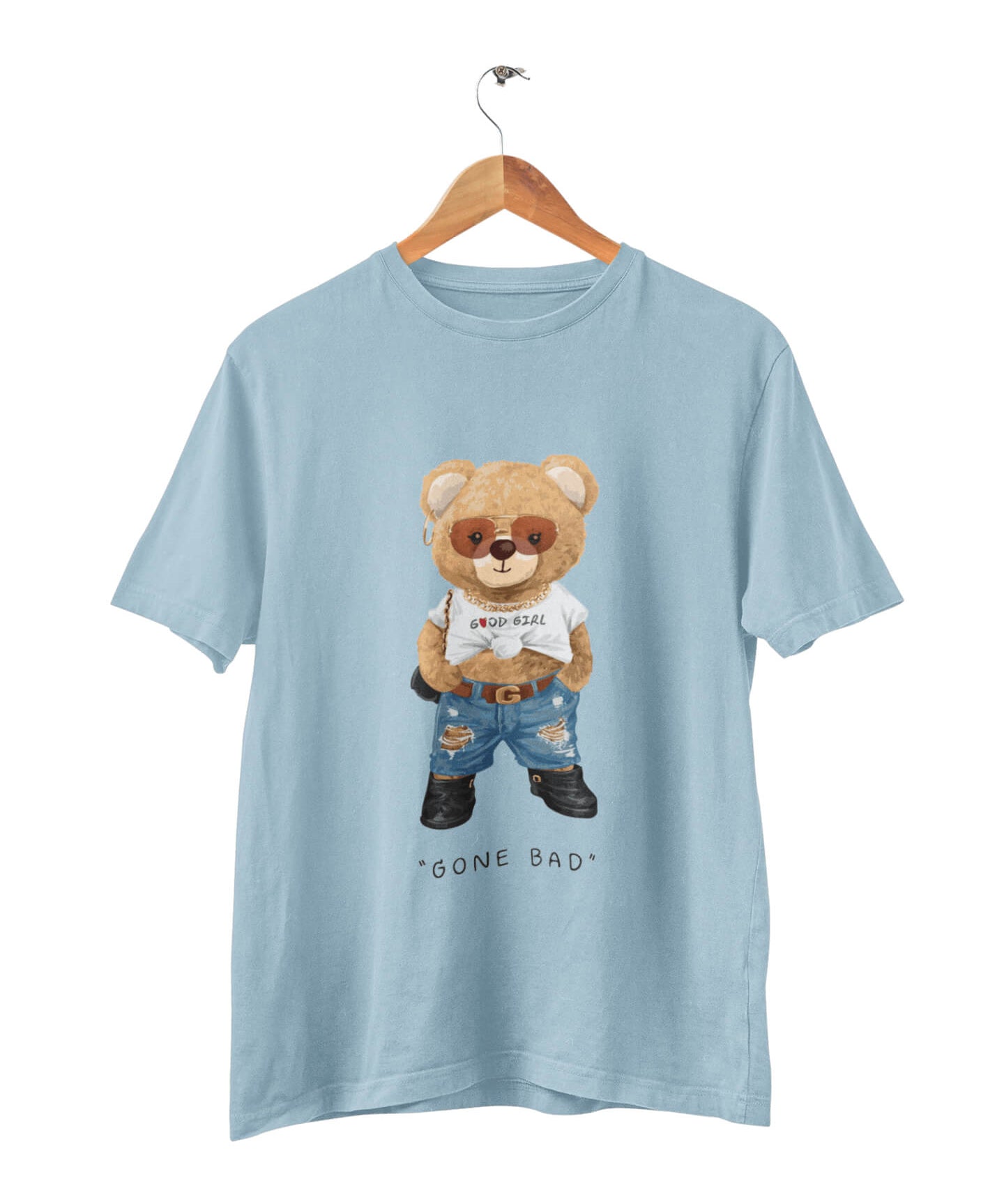 Organic Bad Girl Bear T-shirt
