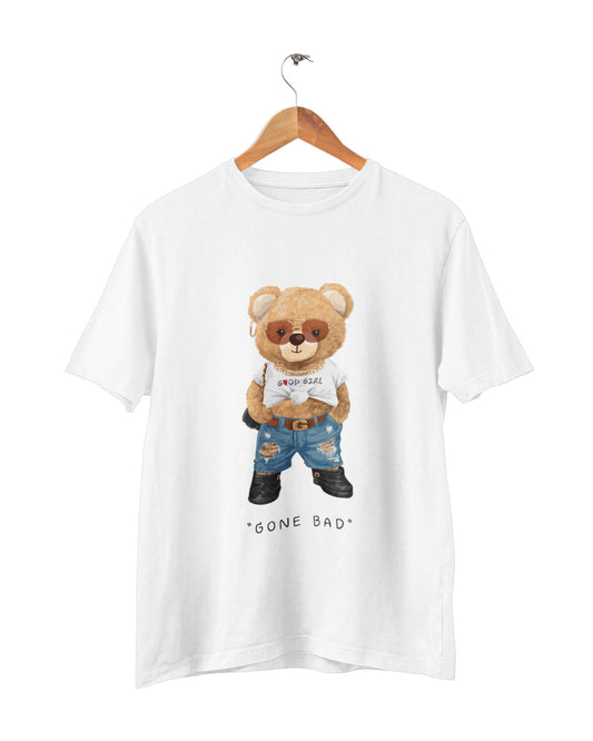 Organic Bad Girl Bear T-shirt
