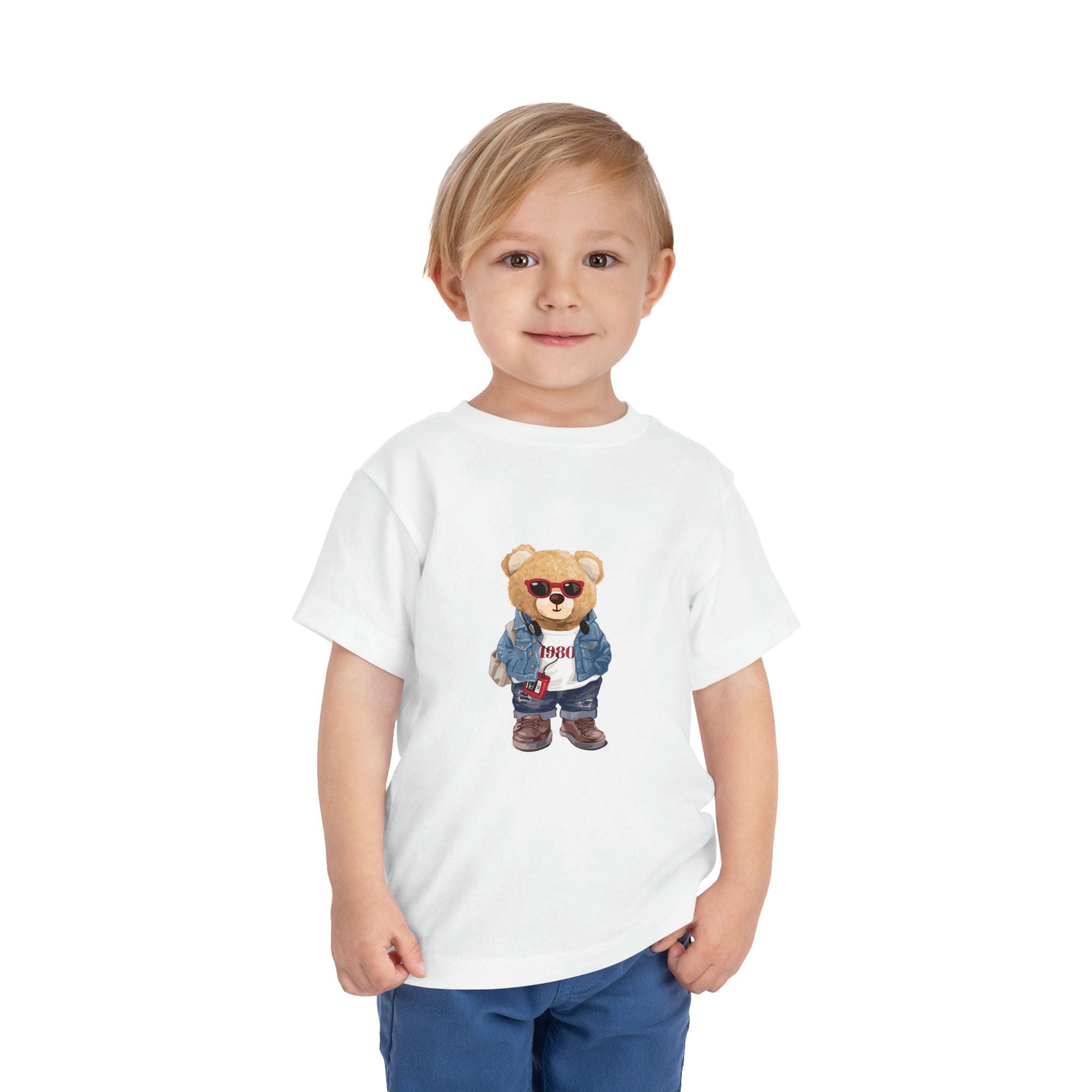 Eco-Friendly Retro Bear Kids T-shirt