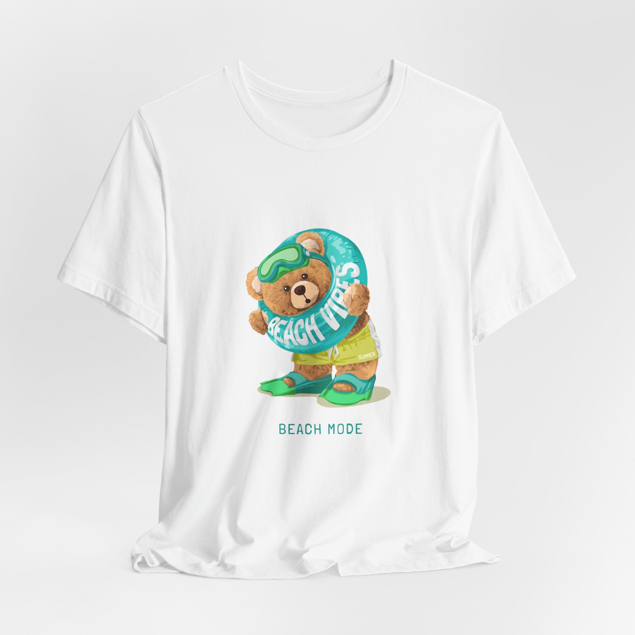 Organic Beach Mode Bear T-shirt