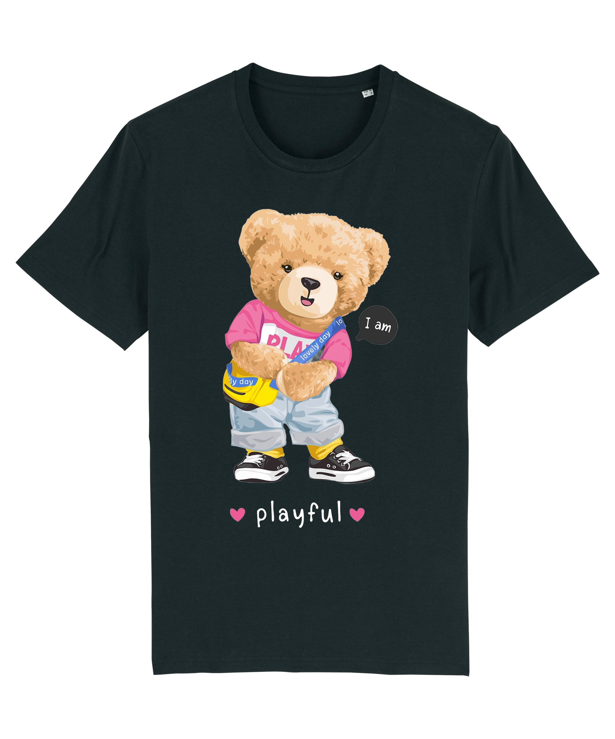 Eco-Friendly Playful Bear T-shirt