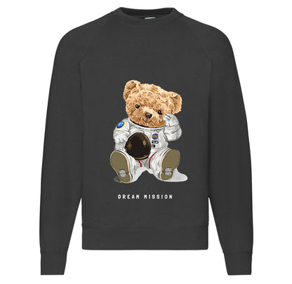 Eco-Friendly Astronaut Bear Pullover