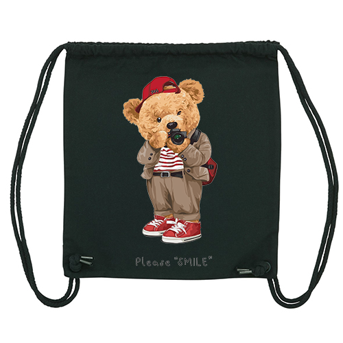 Eco-Friendly Camera Bear Gym Bag