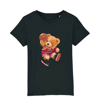 Eco-Friendly Basketball Bear Kids T-shirt