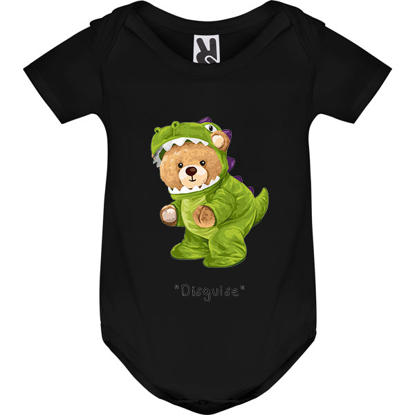 Eco-Friendly Dino Bear Baby Bodysuit