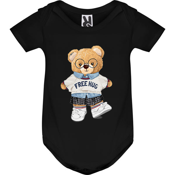 Eco-Friendly Hug Bear Baby Bodysuit