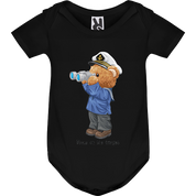 Eco-Friendly Captain Bear Baby Bodysuit
