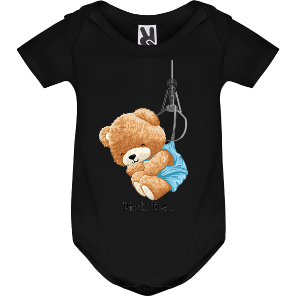 Eco-Friendly Pick Me Bear Baby Bodysuit
