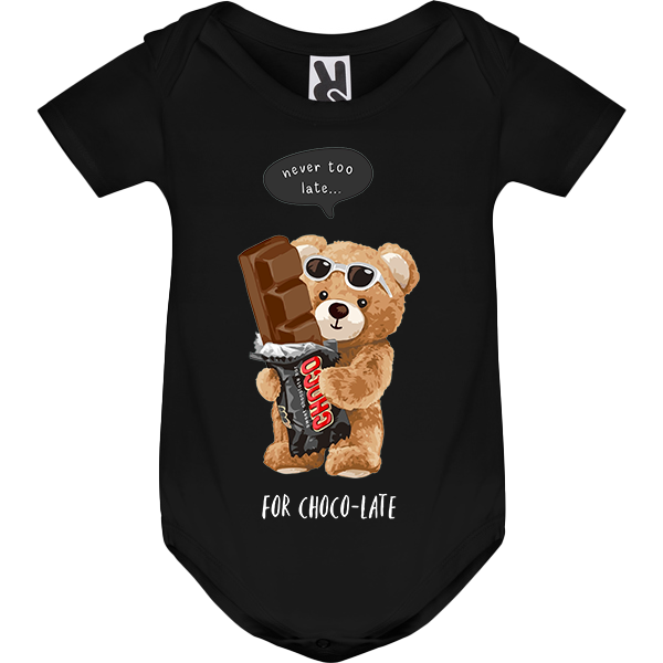 Eco-Friendly Choco Bear Baby Bodysuit