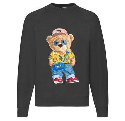 Eco-Friendly Colorful Bear Pullover