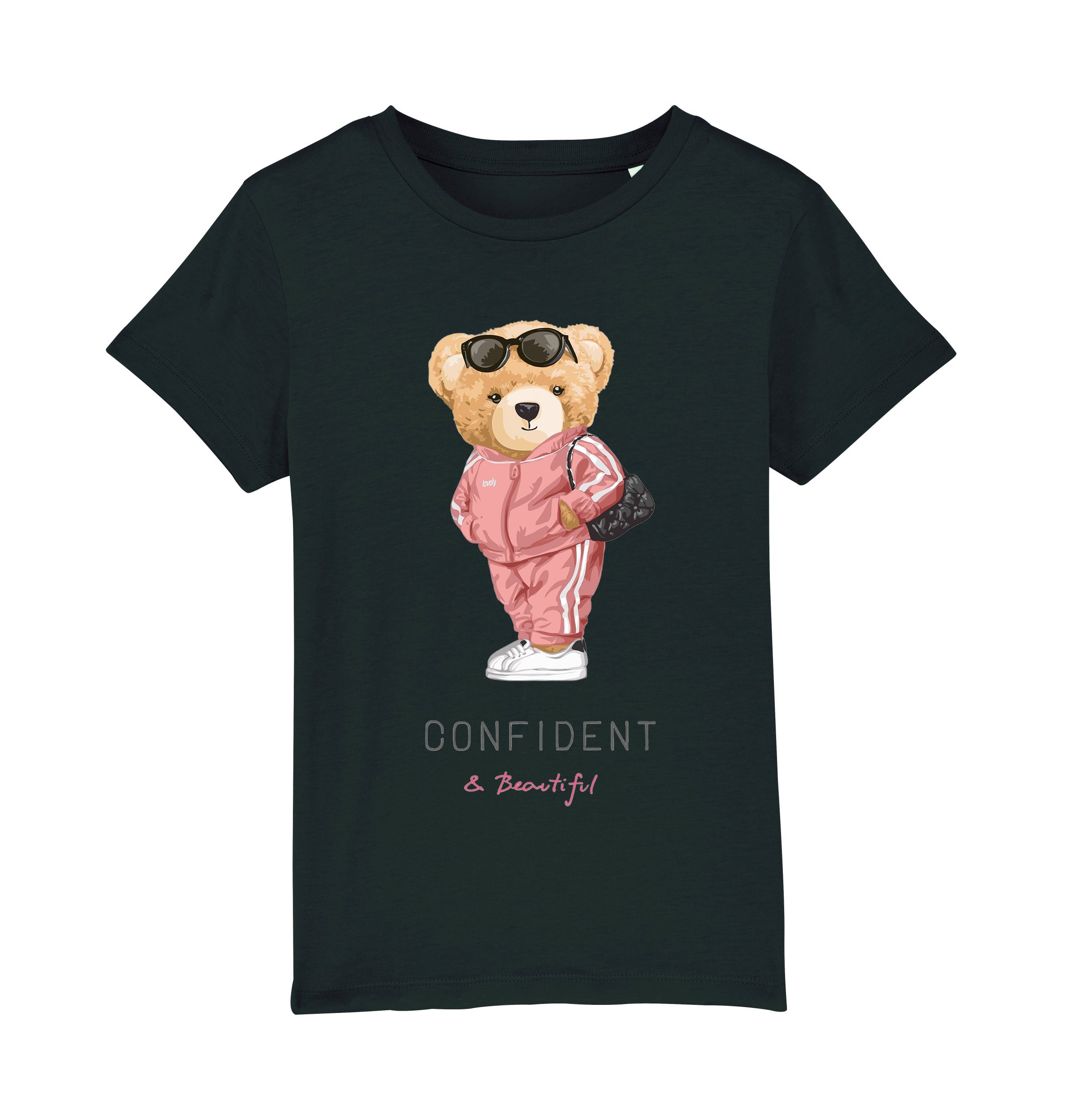Eco-Friendly Confident Bear Kids T-shirt