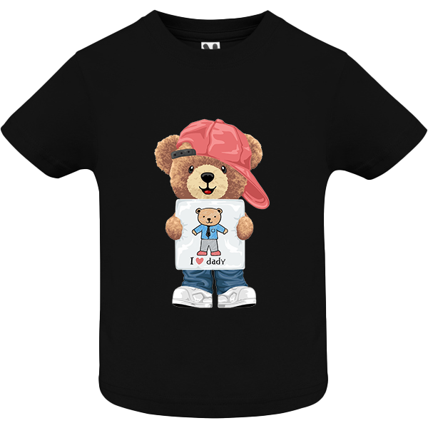 Eco-Friendly Love Daddy Bear Baby T-shirt