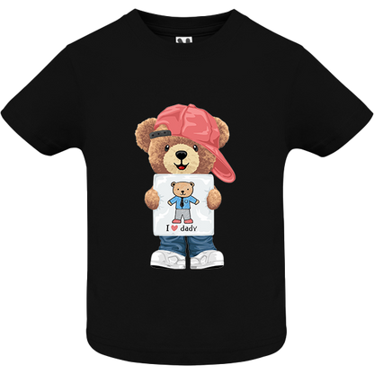 Eco-Friendly Love Daddy Bear Baby T-shirt