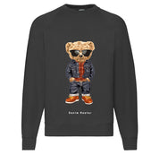 Eco-Friendly Denim Monster Bear Pullover