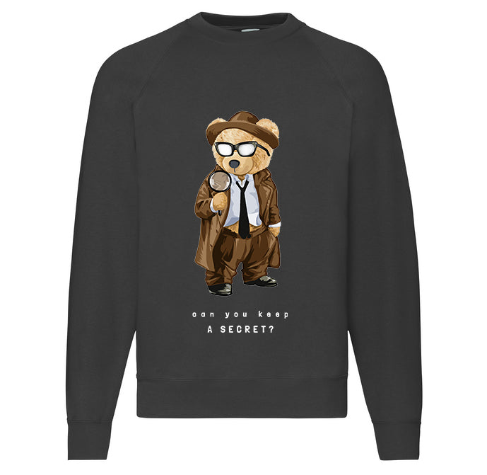 Eco-Friendly Detective Bear Pullover