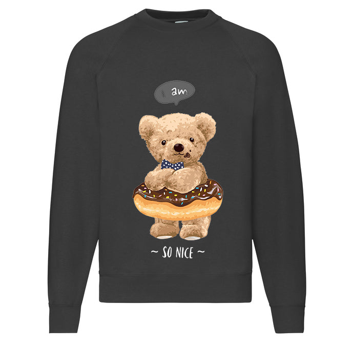 Eco-Friendly Donut Bear Pullover