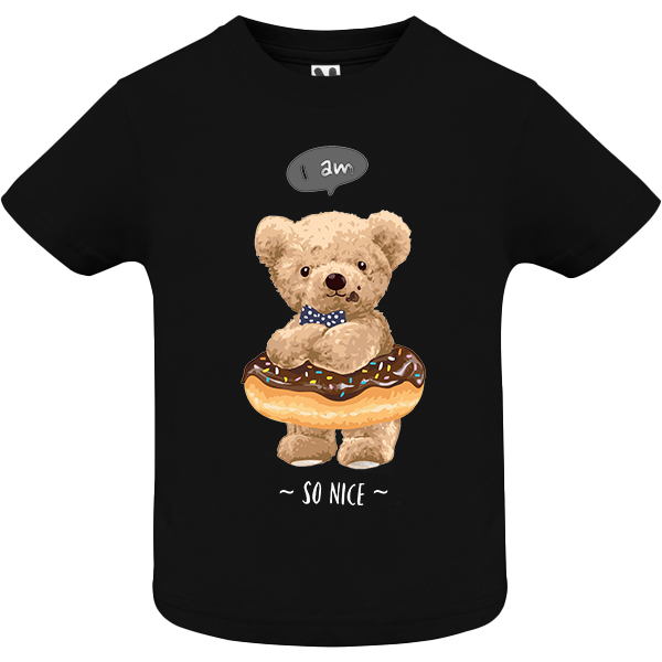 Eco-Friendly Donut Bear Baby T-shirt