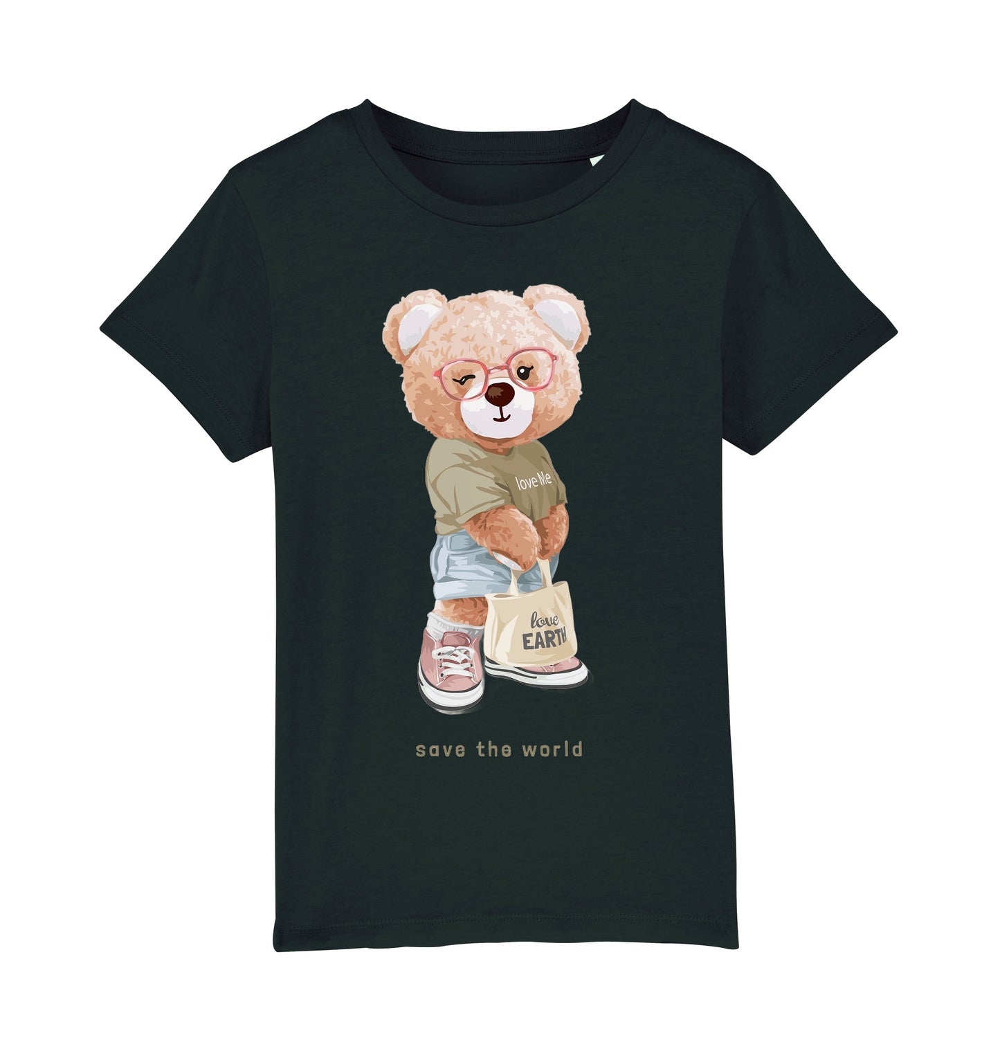 Eco-Friendly Earth Bear Kids T-shirt